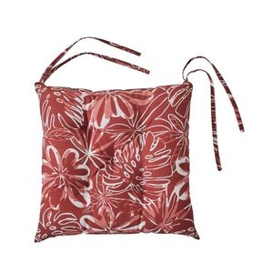 Sada 2 podsedáků na židli s potiskem květin obraz