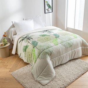 Dlouhý polštář s potiskem listů obraz