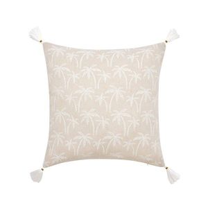 Polštář se střapci a potiskem palem obraz