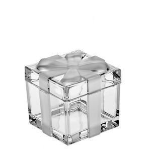 Crystal Bohemia Skleněná dóza Mašle 115 mm obraz