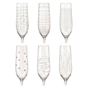 Crystalex Sklenice na šumivé víno Viola Elements 190 ml 6 ks obraz