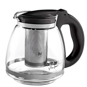 Lamart Čajová konvice Verre 1, 5 l Barva: Černá obraz