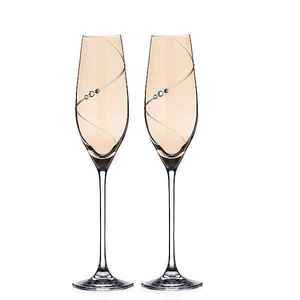 Diamante Silhouette Amber sklenice na sekt 210 ml 2 ks obraz