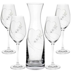 Celebration crystals Crystals Vital set na víno (1+4) obraz