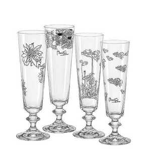 Crystalex Sklenice na sekt By Mucha 205 ml 4 ks obraz
