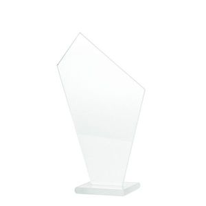 Skleněná plaketa Pentagon 19 cm obraz