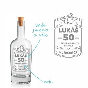 Pískovaná láhev IMPERIALE Premium quality 0, 5 l obraz