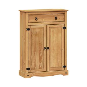 Prádelník 2 dveře + zásuvka CORONA vosk obraz