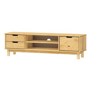 TV stolek 1 dveře + 2 zásuvky BONITO 2 lak obraz