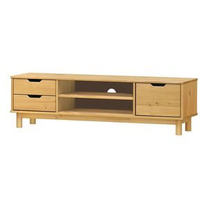 TV stolek 1 dveře + 2 zásuvky BONITO 2 vosk obraz