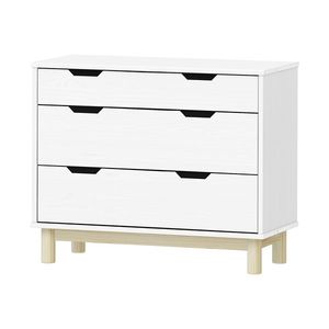 Komoda 2+1 zásuvky BONITO 2 bílý lak obraz