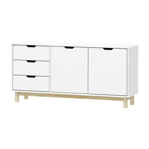 Komoda 2 dveře + 3 zásuvky BONITO 2 bílý lak obraz