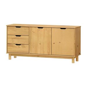 Komoda 2 dveře + 3 zásuvky BONITO 2 vosk obraz