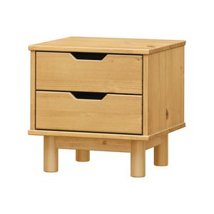 Noční stolek 2 zásuvky BONITO 2 vosk obraz