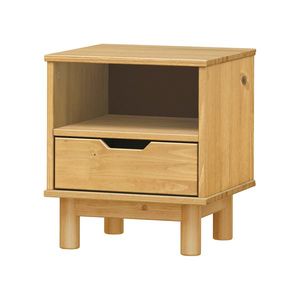 Noční stolek 1 zásuvka BONITO 2 vosk obraz