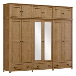 Skříň 12dveřová TOPAZIO dub obraz