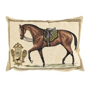 Gobelínový polštář Kůň Saddle Club - 45*15*31cm EVHKPZG obraz