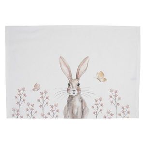 Sada bavlněných prostírání s motivem králíka Rustic Easter Bunny - 48*33 cm REB40 obraz