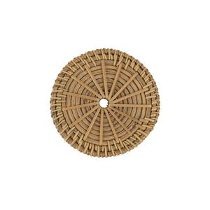 Ratanová kulatá dekorace Amy na zeď S - 10*10*1cm MKRPM10 obraz