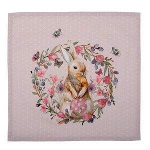 6ks bavlněné ubrousky s králíčkem Happy Bunny - 40*40 cm HBU43 obraz