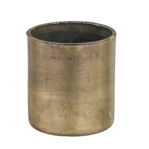 Bronzový antik svícen na úzkou svíčku s magnetem Mao - Ø 2*2, 5cm 71081213 (71812-13) obraz