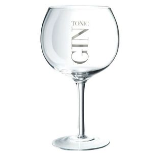 Sklenička se stříbrným nápisem Gin Tonic - Ø12*22cm/880ml 14041 obraz