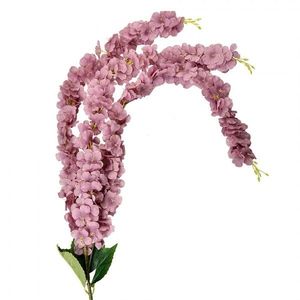 Dekorace fialová umělá převislá květina - 6*6*108 cm 6PL0388LPA obraz