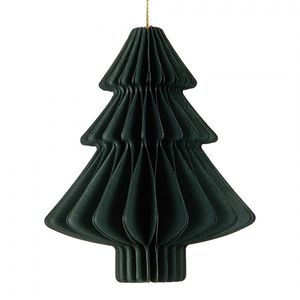 Papírová zelená skládací vánoční ozdoba stromek - Ø 9*10 cm 6PA0519 obraz