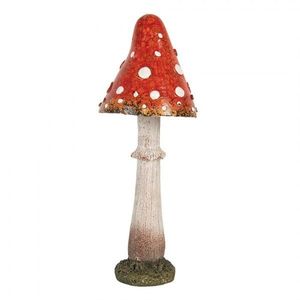 Dekorace figurka houba muchomůrka - Ø 9*23 cm 6PR5742 obraz