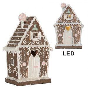 Perníková LED chaloupka Gingerbread Cotti - 14*9*21 cm 6PR5820 obraz