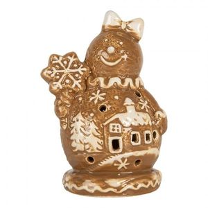 Perníková dekorace sněhulák Gingerbread Cott - 9*7*13 cm 6CE2354 obraz