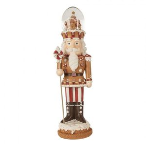 Perníkový Louskáček Nutcracker s LED světýlky - 14*13*48 cm / 3*AA 6PR5876 obraz