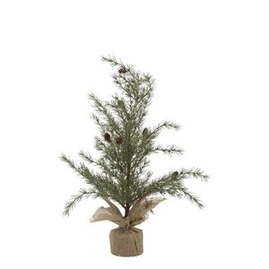 Zelený vánoční borovicový stromek v jutě a se šiškami Pine Tree - 60 cm 39116321 obraz