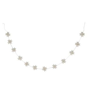 Bílá antik závěsná girlanda s papírovými hvězdami Stars - 160 cm 52090119 obraz
