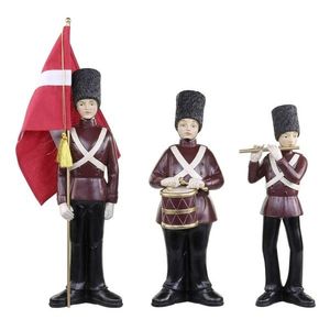 Set 3ks vánoční dekorace Vintage Orchestra - 13*9*50/ 13*8*37/ 13*16*37cm 52055400 obraz