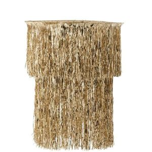 Stínidlo na lampu s vinylovými třásněmi Chandelié XL - Ø 80*100 cm 56678 obraz