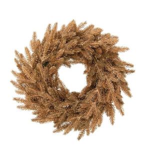 Bronzový vánoční smrkový věnec M - Ø 40*10 cm 59264 obraz
