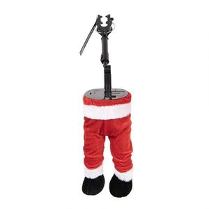 Vánoční dekorace Santovo hýbající se nohy - 30*13*54 cm / 3*AA 66347 obraz