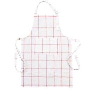 Bílo-červená károvaná kuchyňská zástěra Alma white/red - 90*60 cm 423001 obraz