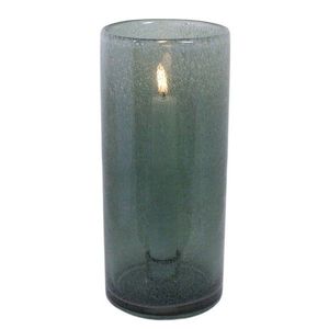 Zelený skleněný svícen na úzkou svíčku Elvira green - Ø 10*22 cm 138305 obraz