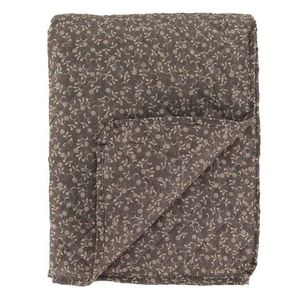 Šedý přehoz s květinami Aix Vintage Quilt - 130*180 cm 16114420 obraz