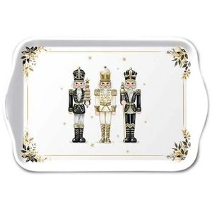 Bílý melaminový tácek s Louskáčky Royal Nutcrackers - 13*21 cm 33719990 obraz