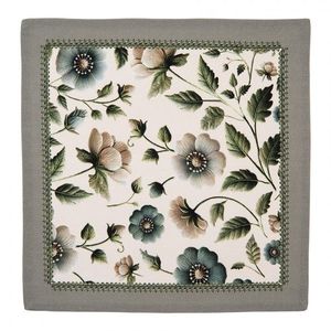 6ks béžový bavlněný ubrousek s květy Gently Blooming - 40*40 cm GTB43 obraz