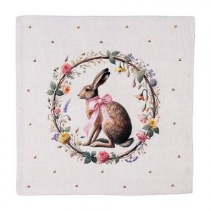 6ks ubrousek zajíc s květy Easter Whispers Collection - 40*40 cm EWC43 obraz