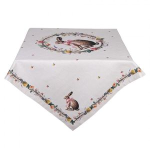 Ubrus zajíc s květy Easter Whispers Collection - 100*100 cm EWC01 obraz