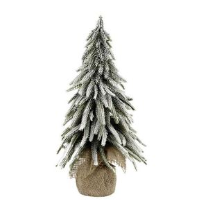 Zasněžený vánoční stromek v jutě Fleur Pine Tree - 35 cm 39116000 obraz