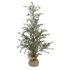 Zelený vánoční borovicový stromek v jutě a se šiškami Pine Tree - 90 cm 39116421 obraz