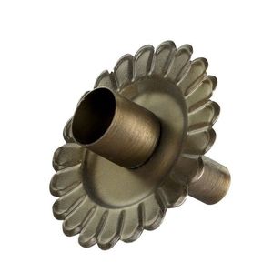 Mosazný antik kovový dekorační svícen na láhev Décor - Ø 8*6, 5 cm 71099813 obraz