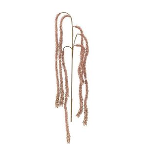 Růžová třpytivá dekorační převislá větvička Branch glitt - 60 cm 36878 obraz