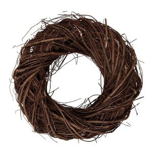 Přírodní hnědý proutěný věnec Woodly XXS - Ø 25*7cm 6RO0601XXS obraz